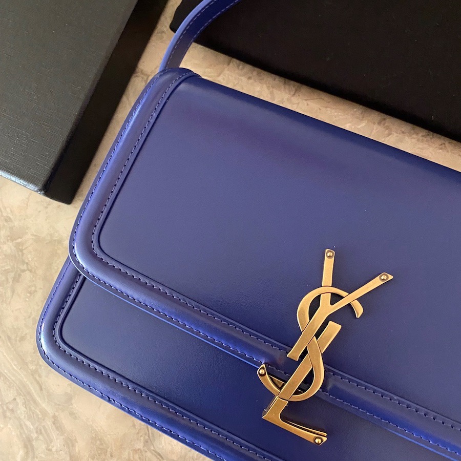 634305 SOLFERINO MEDIUM SATCHEL IN BOX SAINT LAURENT LEATHER, YSL Saint Laurent