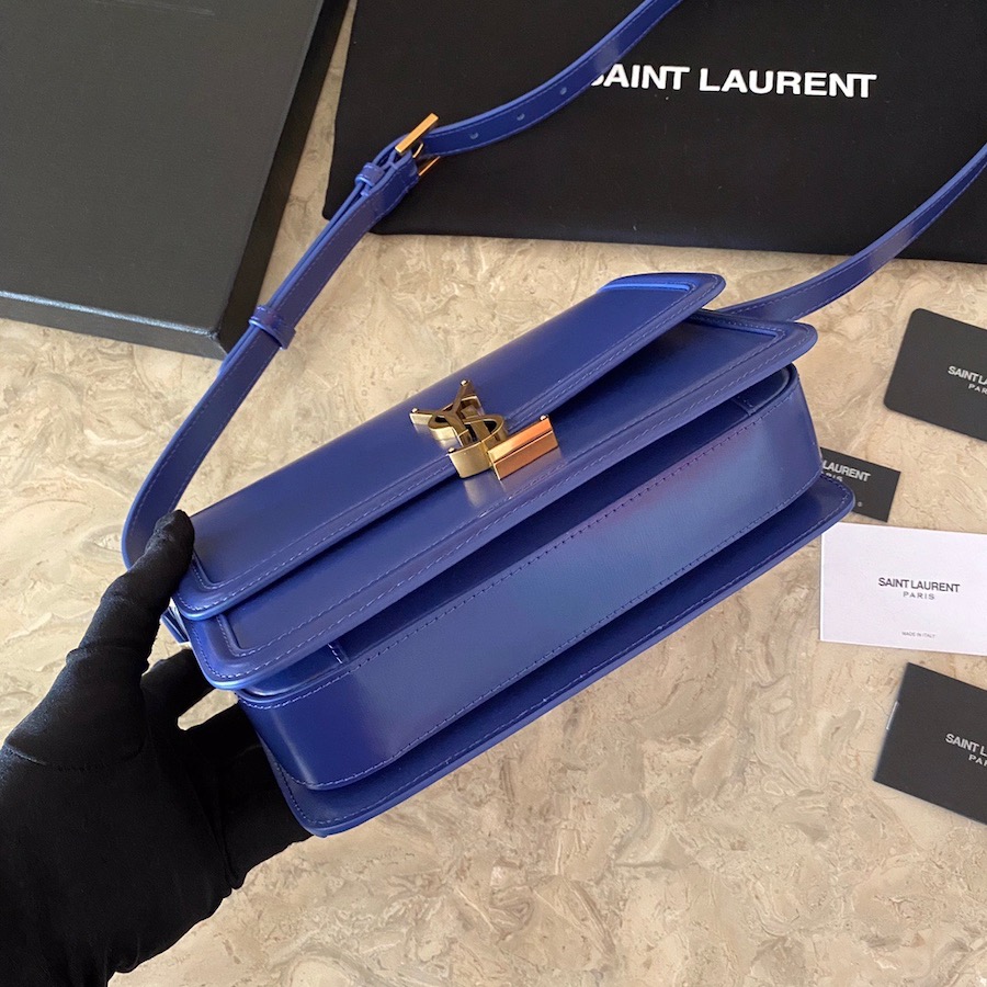 634305 SOLFERINO MEDIUM SATCHEL IN BOX SAINT LAURENT LEATHER, YSL Saint Laurent