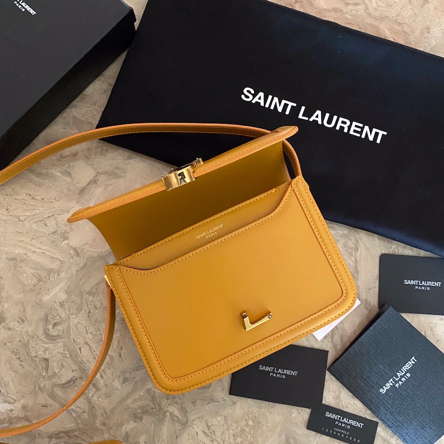 634306 SOLFERINO MEDIUM SATCHEL IN BOX SAINT LAURENT LEATHER, YSL Saint Laurent