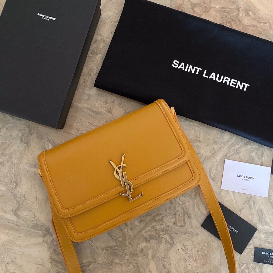 634305 SOLFERINO MEDIUM SATCHEL IN BOX SAINT LAURENT LEATHER, YSL Saint Laurent