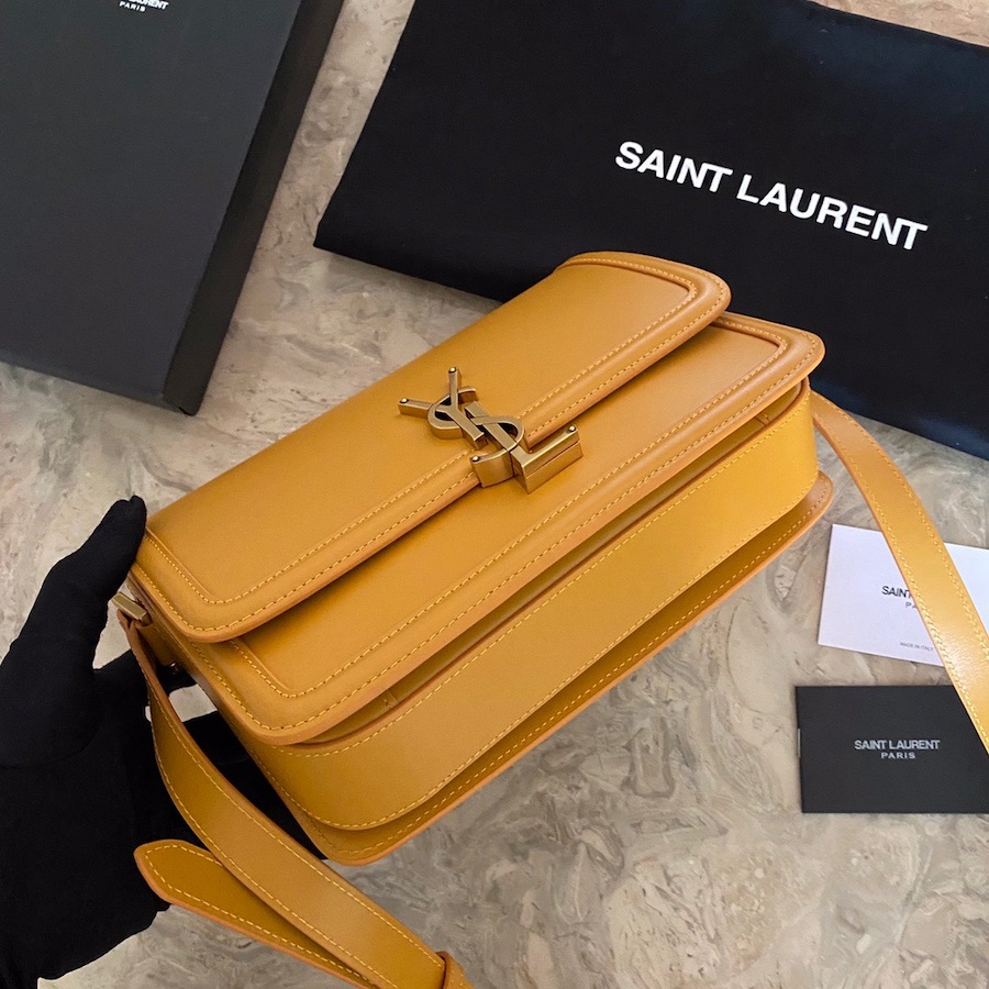 634305 SOLFERINO MEDIUM SATCHEL IN BOX SAINT LAURENT LEATHER, YSL Saint Laurent