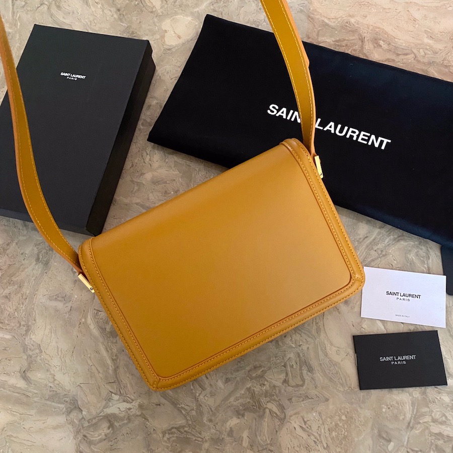 634305 SOLFERINO MEDIUM SATCHEL IN BOX SAINT LAURENT LEATHER, YSL Saint Laurent