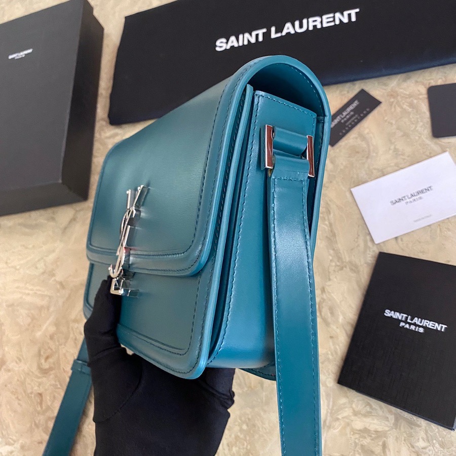 634305 SOLFERINO MEDIUM SATCHEL IN BOX SAINT LAURENT LEATHER, YSL Saint Laurent