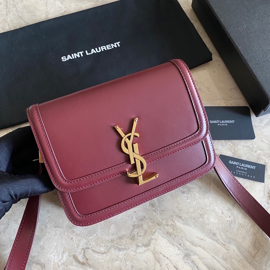 634306 SOLFERINO MEDIUM SATCHEL IN BOX SAINT LAURENT LEATHER, YSL Saint Laurent