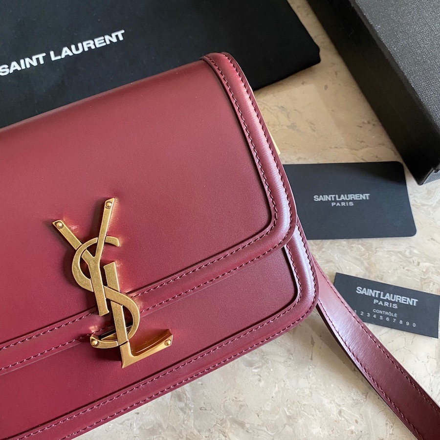 634306 SOLFERINO MEDIUM SATCHEL IN BOX SAINT LAURENT LEATHER, YSL Saint Laurent