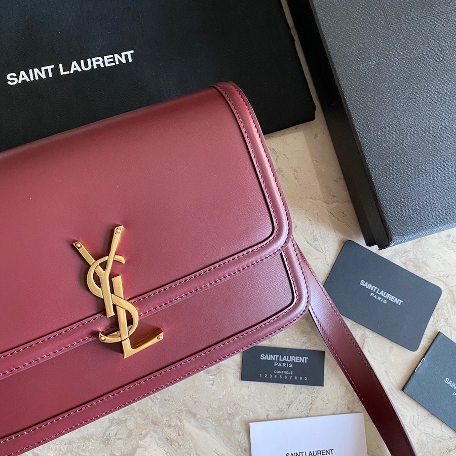 634305 SOLFERINO MEDIUM SATCHEL IN BOX SAINT LAURENT LEATHER, YSL Saint Laurent