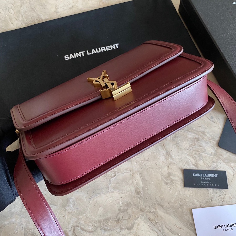 634305 SOLFERINO MEDIUM SATCHEL IN BOX SAINT LAURENT LEATHER, YSL Saint Laurent