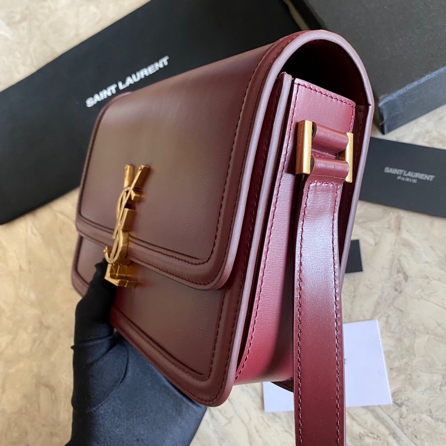 634305 SOLFERINO MEDIUM SATCHEL IN BOX SAINT LAURENT LEATHER, YSL Saint Laurent