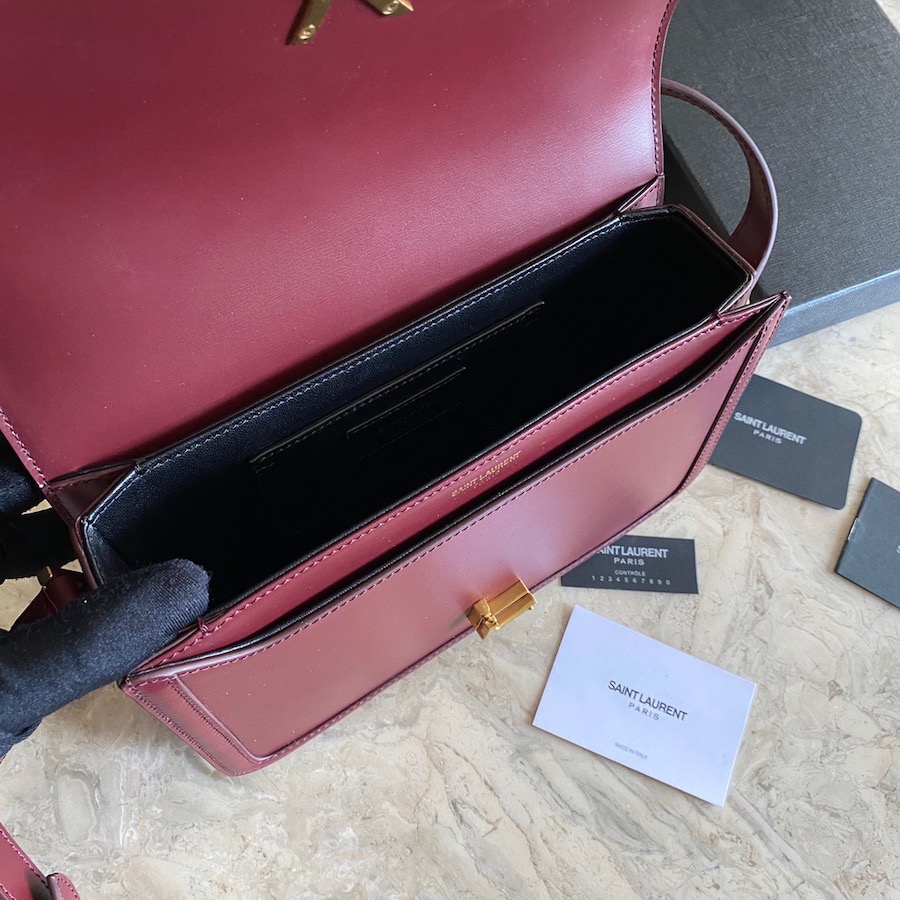 634305 SOLFERINO MEDIUM SATCHEL IN BOX SAINT LAURENT LEATHER, YSL Saint Laurent