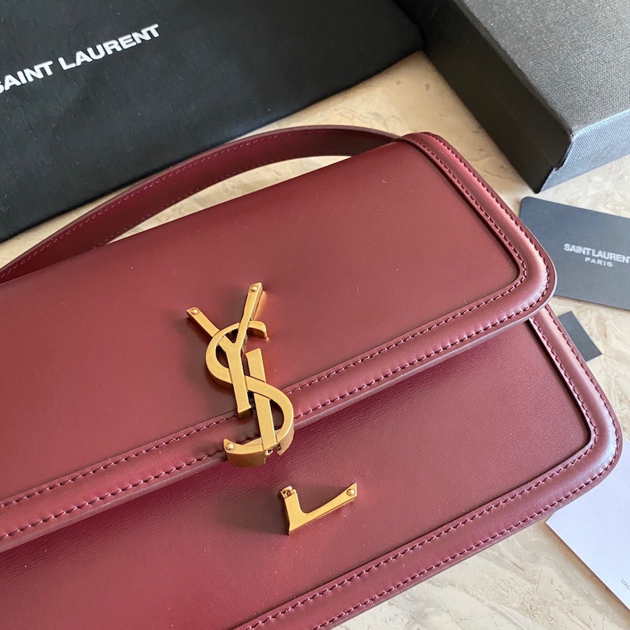 634305 SOLFERINO MEDIUM SATCHEL IN BOX SAINT LAURENT LEATHER, YSL Saint Laurent