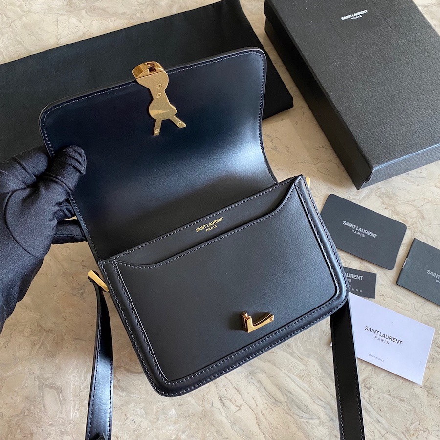 634306 SOLFERINO MEDIUM SATCHEL IN BOX SAINT LAURENT LEATHER, YSL Saint Laurent
