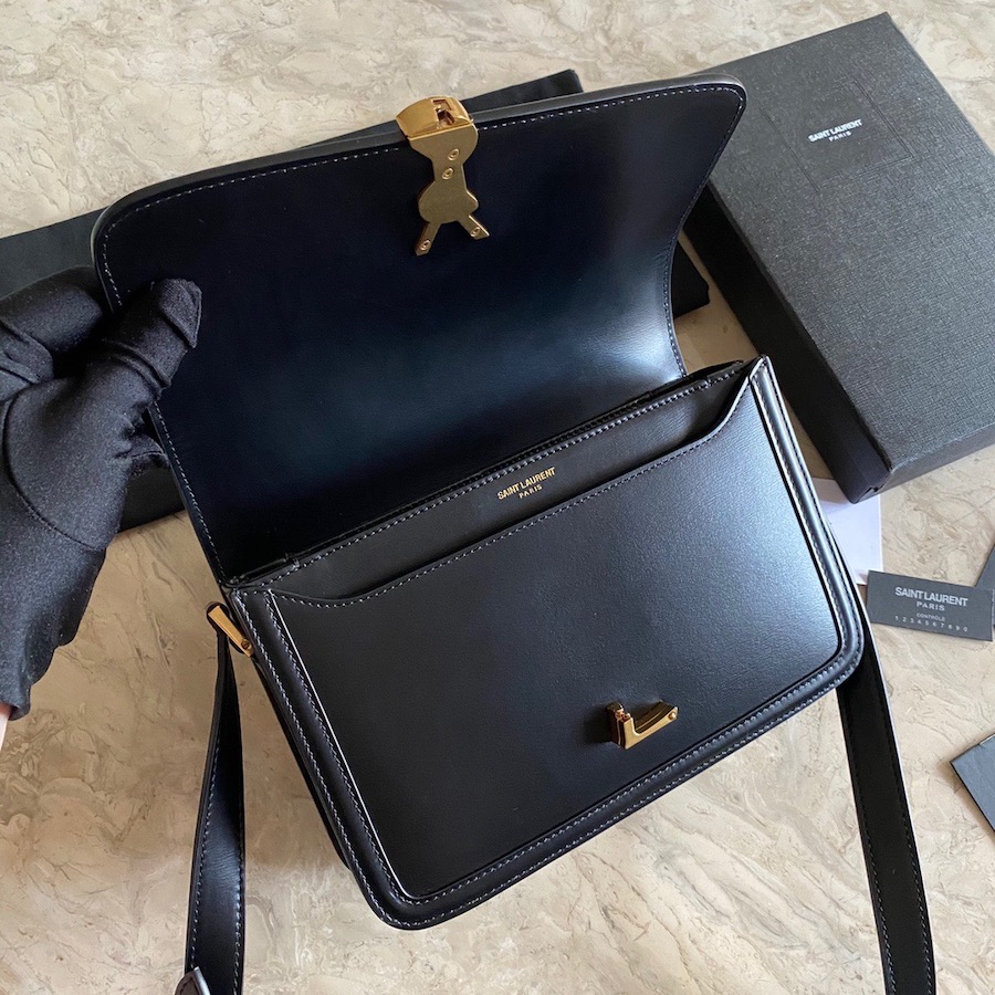 634305 SOLFERINO MEDIUM SATCHEL IN BOX SAINT LAURENT LEATHER, YSL Saint Laurent