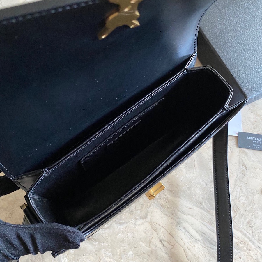 634305 SOLFERINO MEDIUM SATCHEL IN BOX SAINT LAURENT LEATHER, YSL Saint Laurent