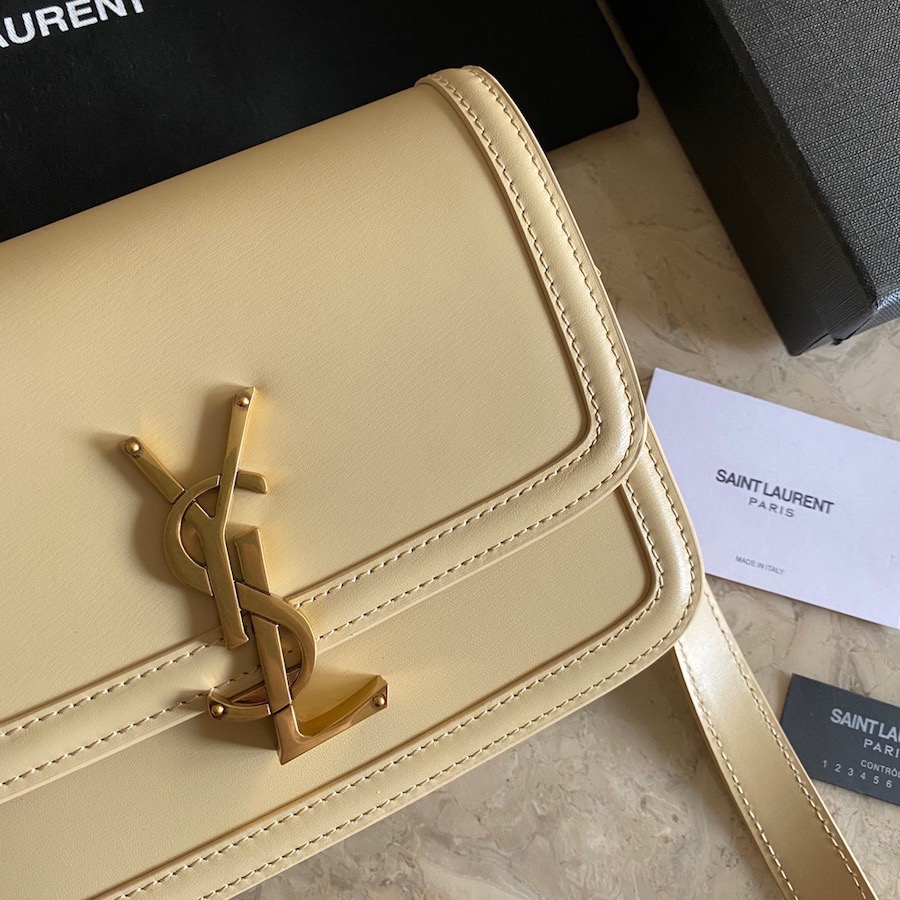 634306 SOLFERINO MEDIUM SATCHEL IN BOX SAINT LAURENT LEATHER, YSL Saint Laurent