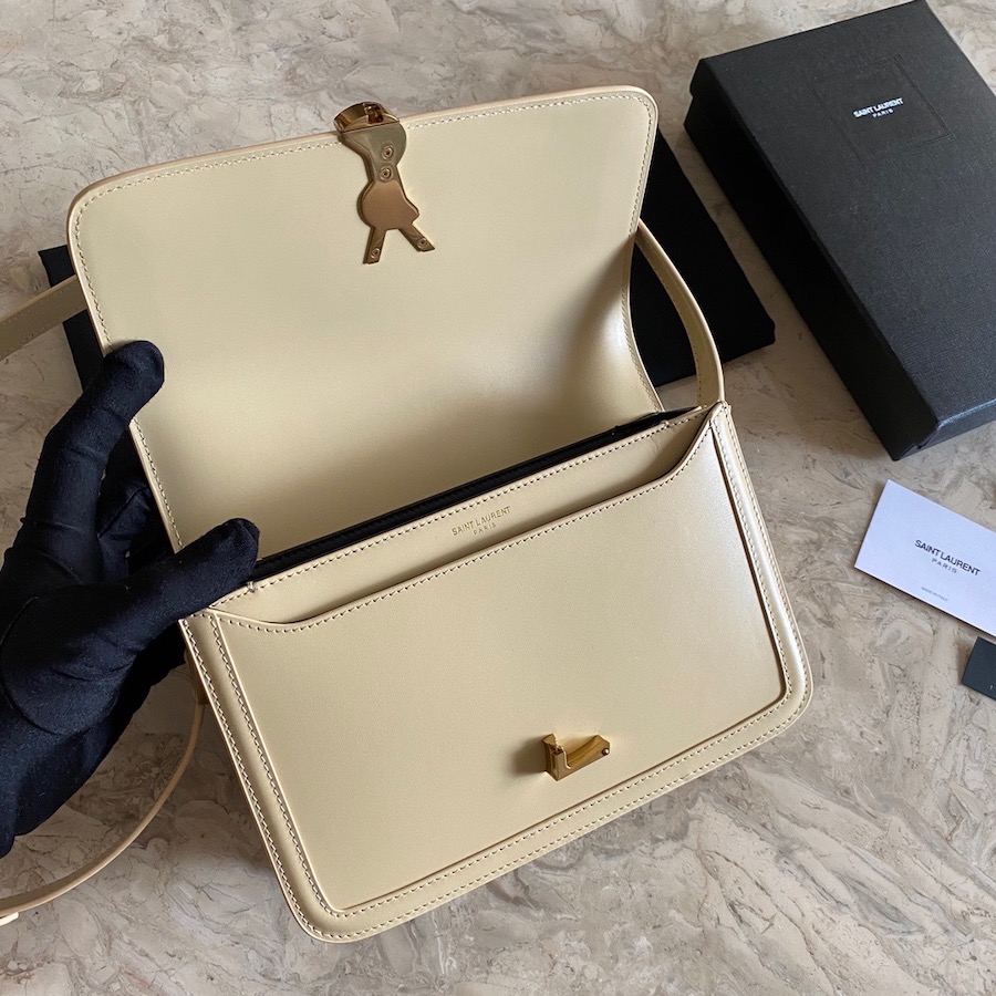 634305 SOLFERINO MEDIUM SATCHEL IN BOX SAINT LAURENT LEATHER, YSL Saint Laurent