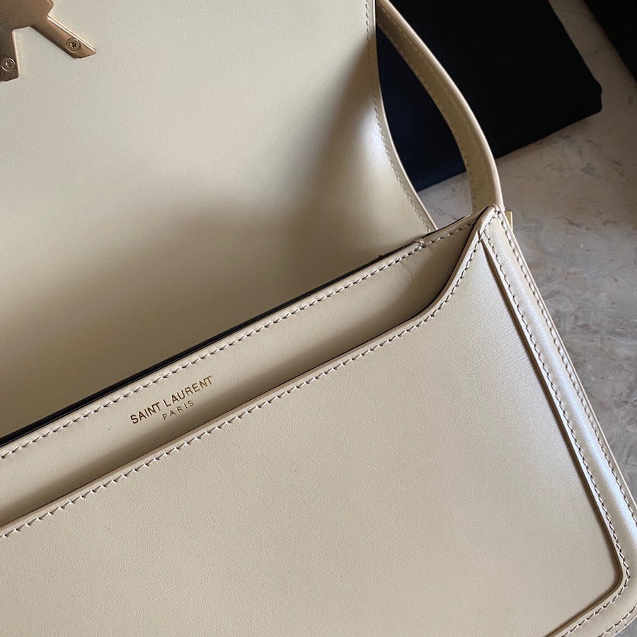 634305 SOLFERINO MEDIUM SATCHEL IN BOX SAINT LAURENT LEATHER, YSL Saint Laurent