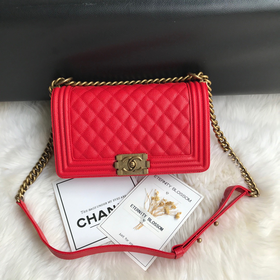 A67086, CHANEL BOY CHANEL HANDBAG, GRAINED CALFSKIN