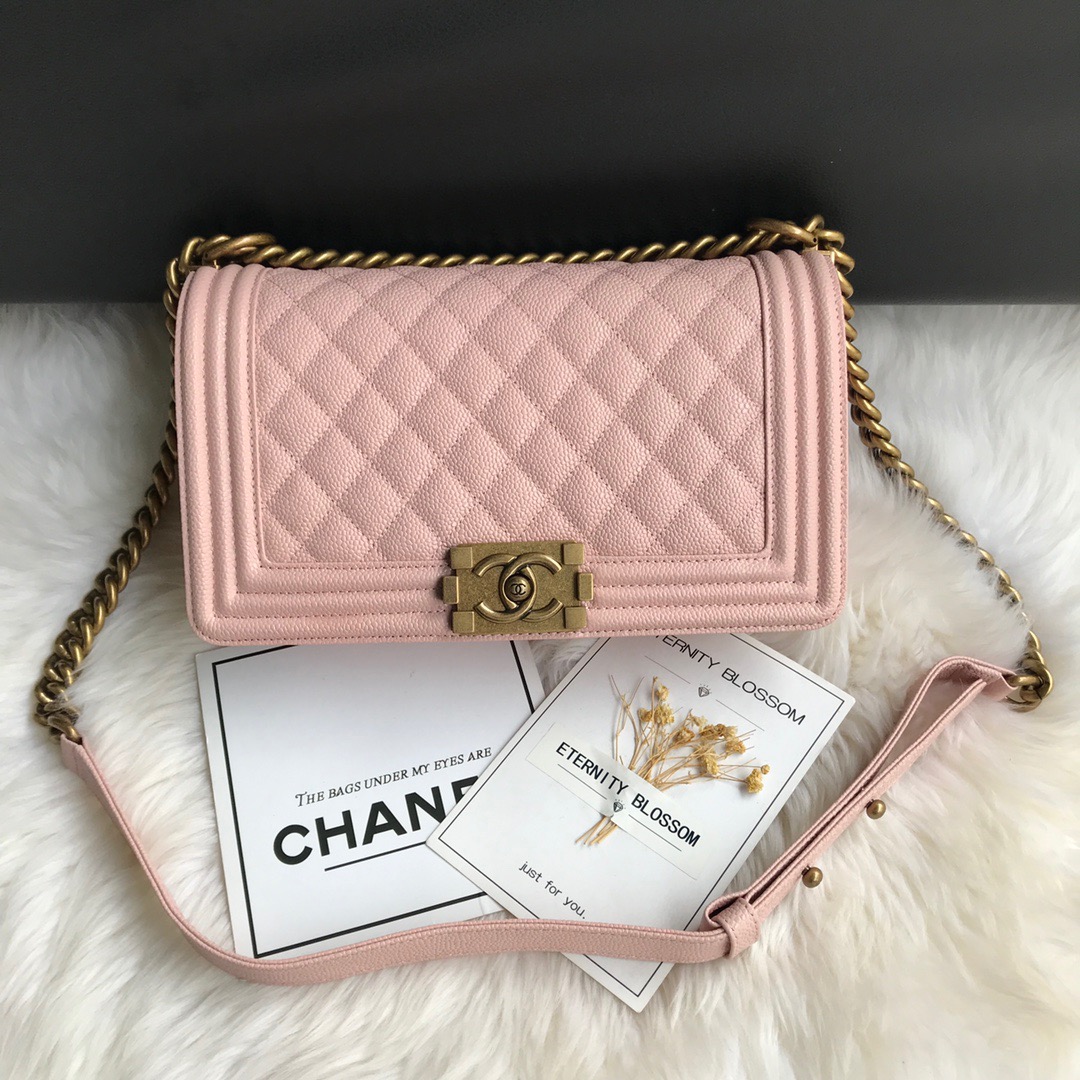 A67086, CHANEL BOY CHANEL HANDBAG, GRAINED CALFSKIN
