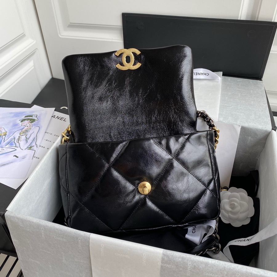 AS1160 chanel 19 small flap bag, CHANEL HANDBAGS
