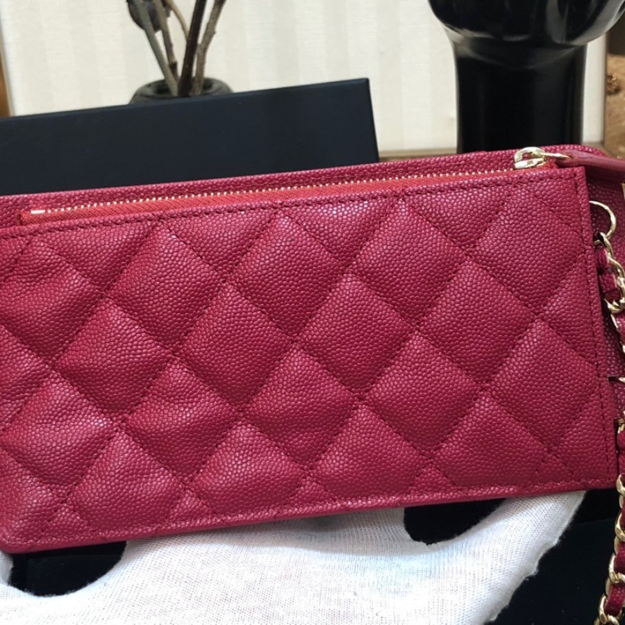 clutch with chain, CHANEL SMALL LEATHER GOODS