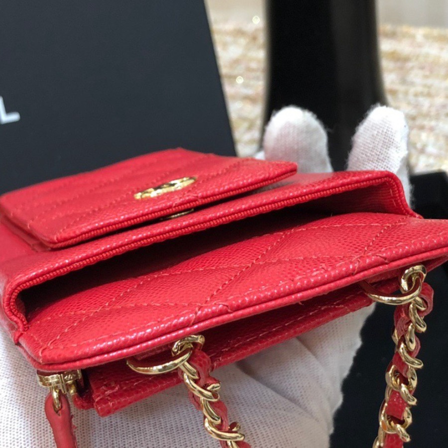 clutch with chain, CHANEL SMALL LEATHER GOODS