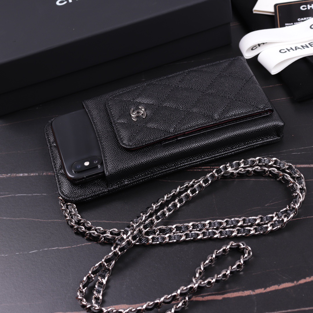 clutch with chain, CHANEL SMALL LEATHER GOODS