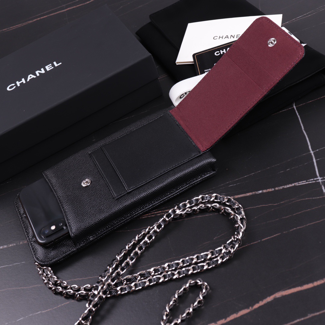 clutch with chain, CHANEL SMALL LEATHER GOODS