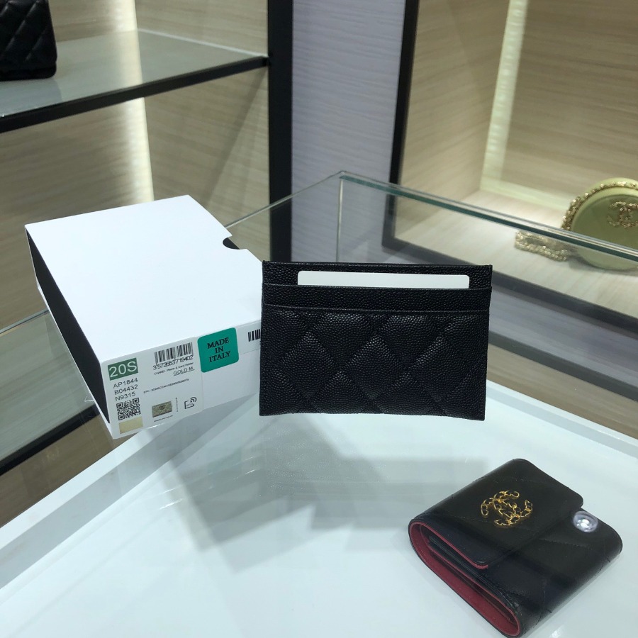 chanel 19 card holder, chanel small leather goods