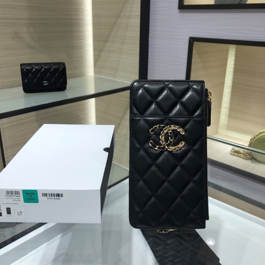 Chanel 19 pouch for iphone, CHANEL SMALL LEATHER GOODS