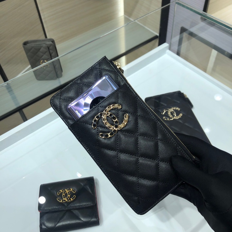 Chanel 19 pouch for iphone, CHANEL SMALL LEATHER GOODS