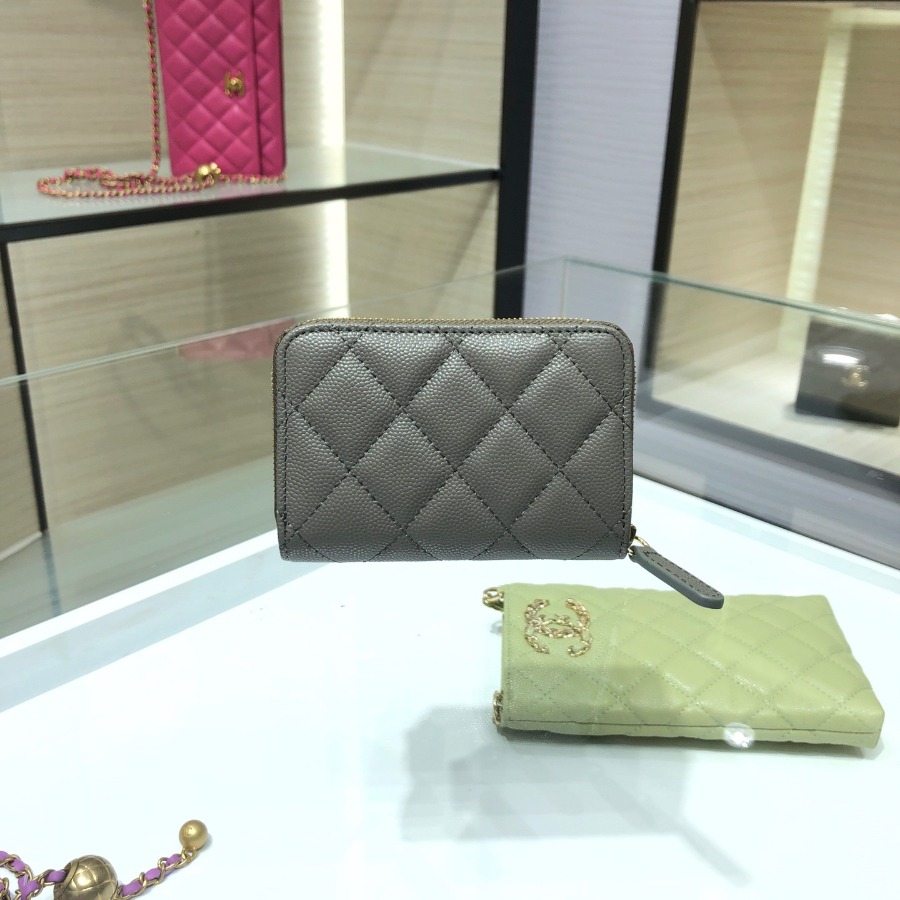 Chanel 19 zipped coin purse, CHANEL