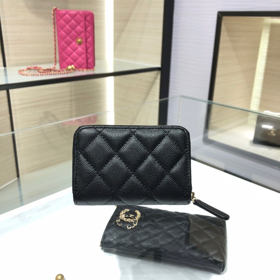 Chanel 19 zipped coin purse, CHANEL