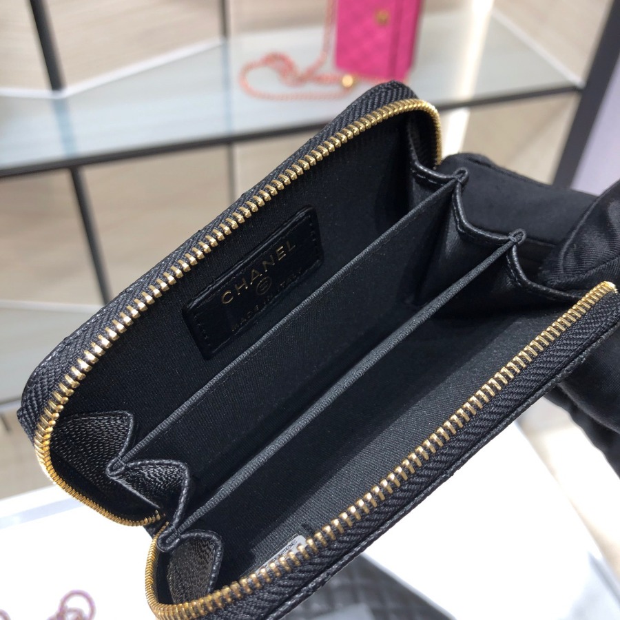 Chanel 19 zipped coin purse, CHANEL