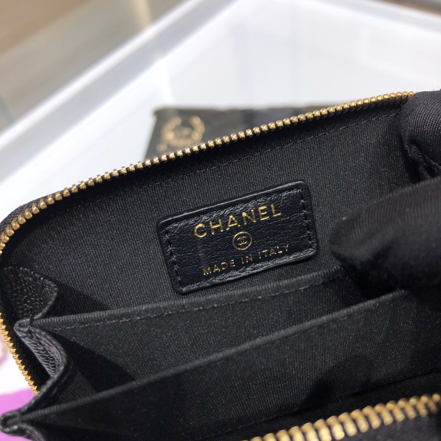 Chanel 19 zipped coin purse, CHANEL