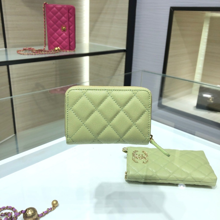 Chanel 19 zipped coin purse, CHANEL