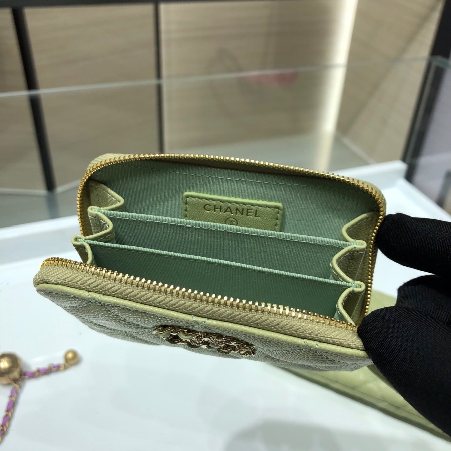 Chanel 19 zipped coin purse, CHANEL