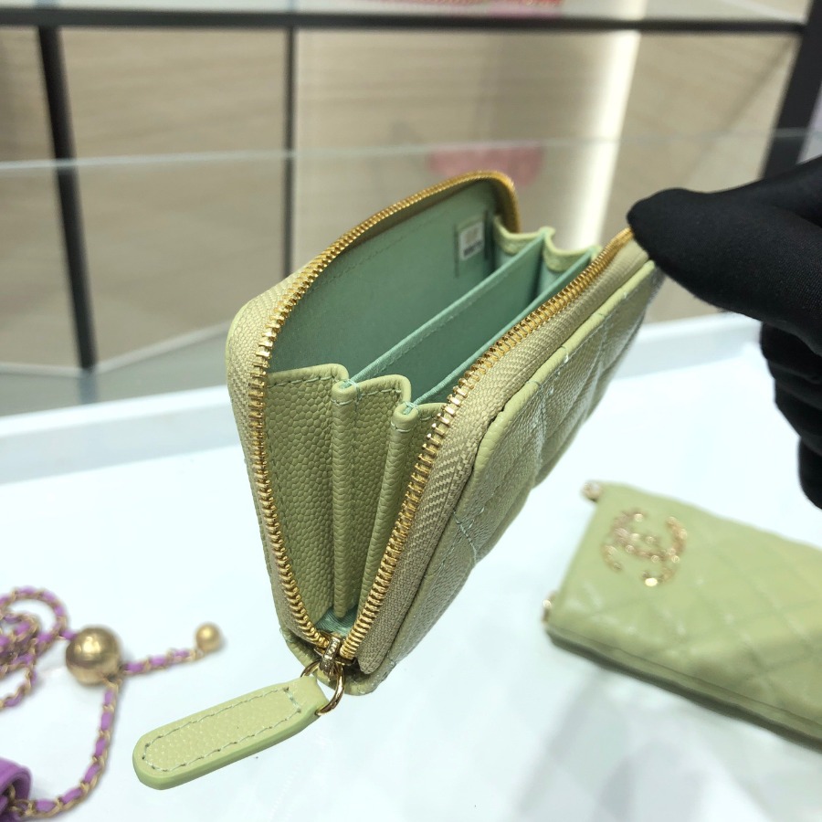 Chanel 19 zipped coin purse, CHANEL