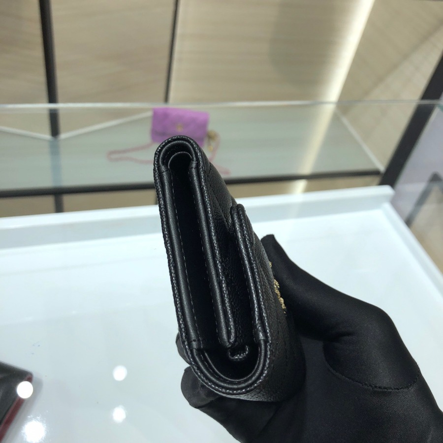 chanel 19 small flap wallet, CHANEL