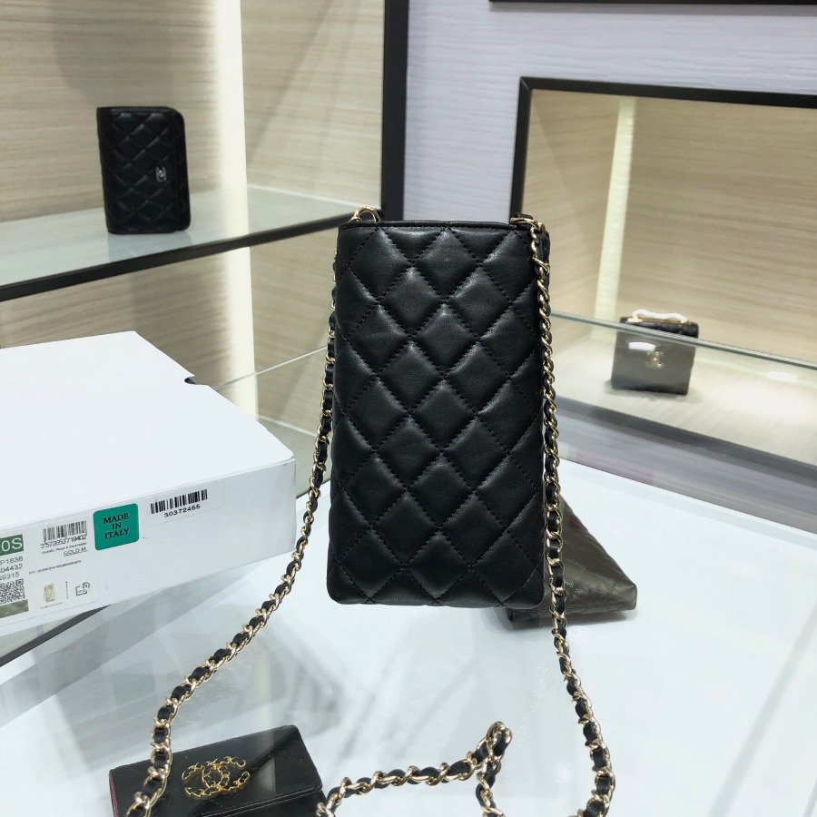 chanel 19 phone case with chain, CHANEL