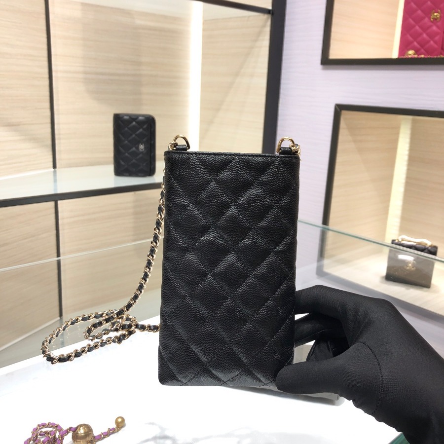 chanel 19 phone case with chain, CHANEL