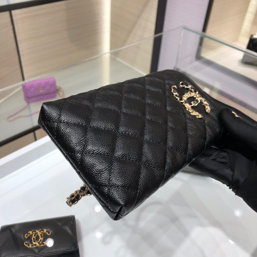 chanel 19 phone case with chain, CHANEL