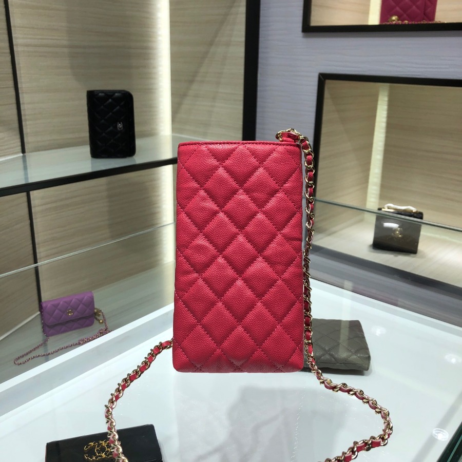 chanel 19 phone case with chain, CHANEL