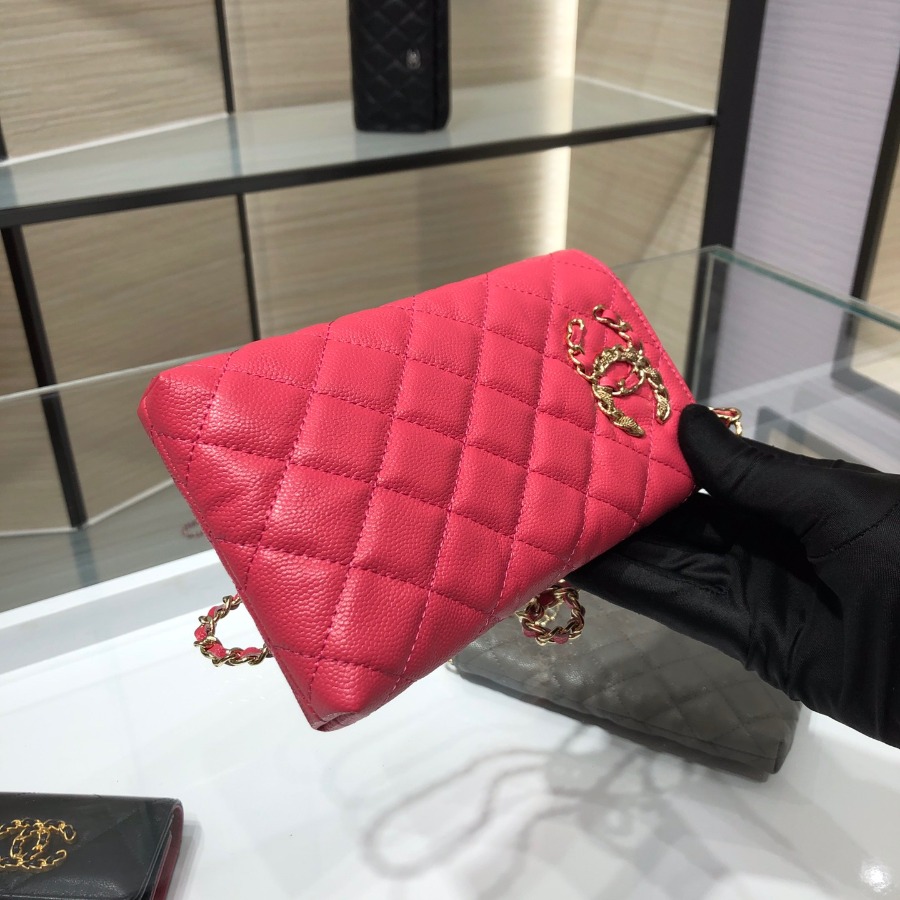 chanel 19 phone case with chain, CHANEL