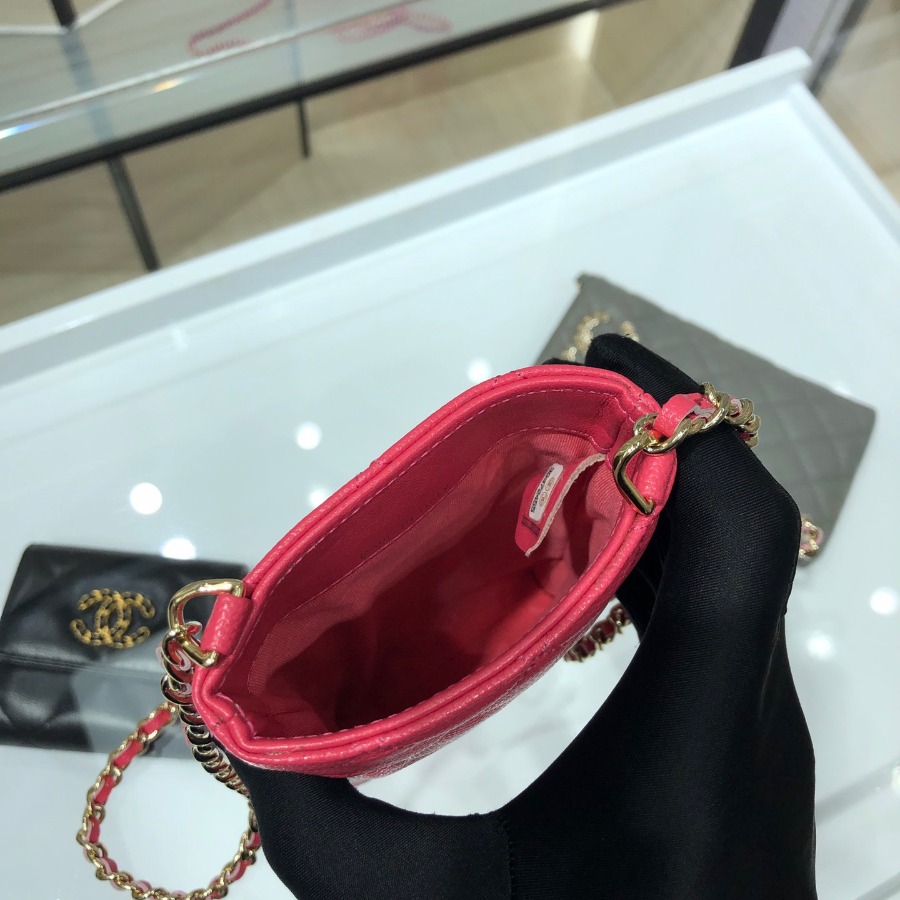 chanel 19 phone case with chain, CHANEL