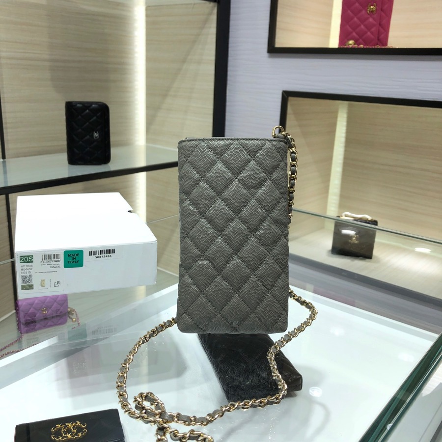 chanel 19 phone case with chain, CHANEL