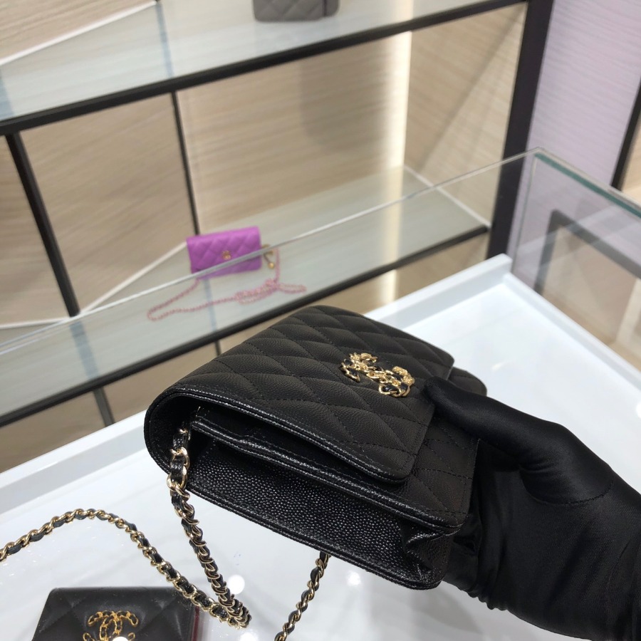 wallet on chain, CHANEL SMALL LEATHER GOODS