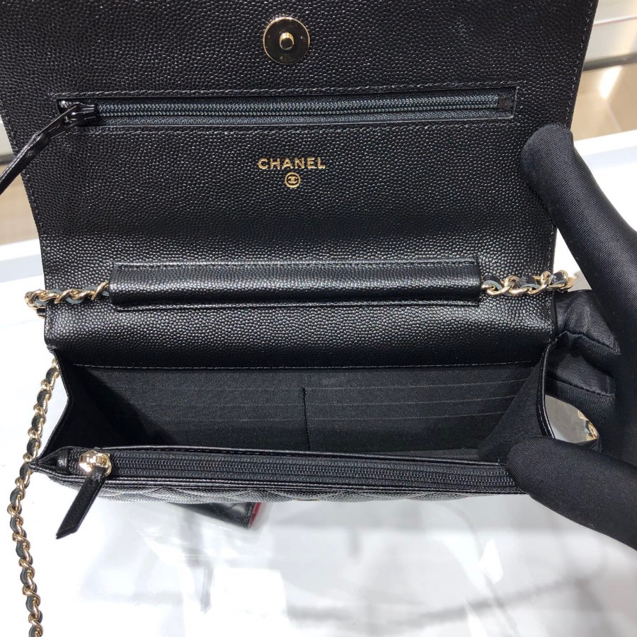 wallet on chain, CHANEL SMALL LEATHER GOODS