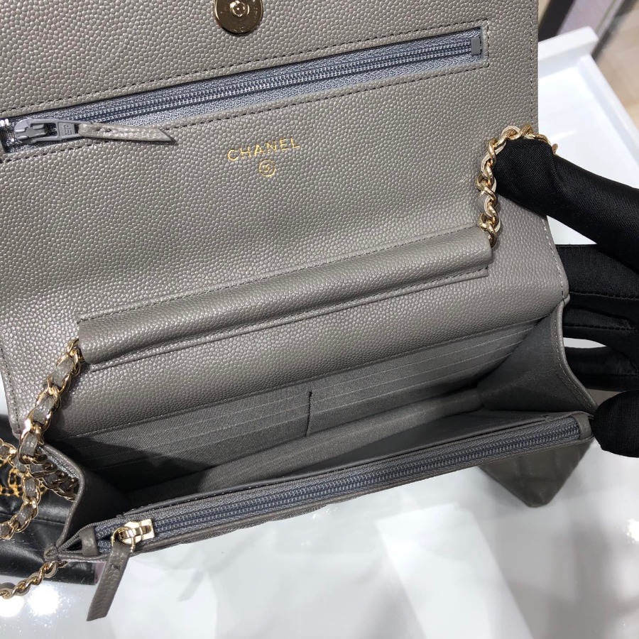 wallet on chain, CHANEL SMALL LEATHER GOODS