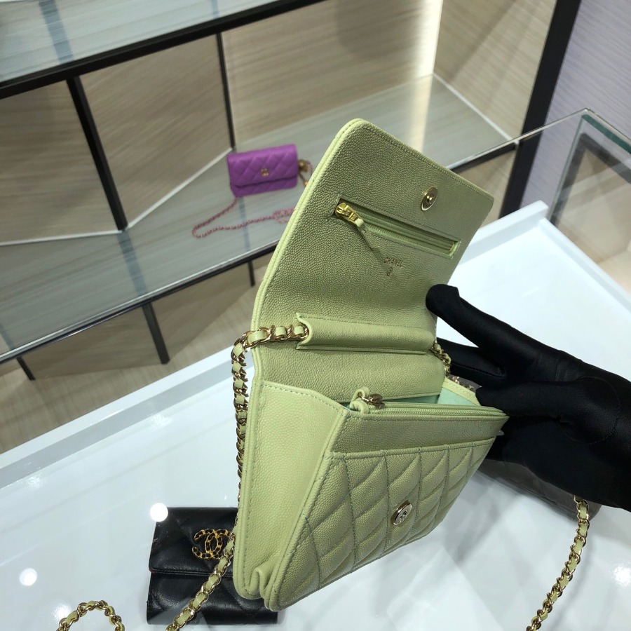 wallet on chain, CHANEL SMALL LEATHER GOODS