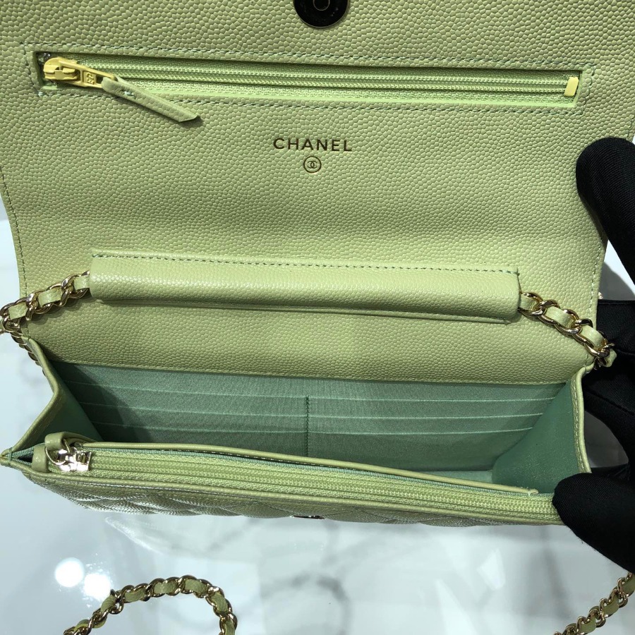 wallet on chain, CHANEL SMALL LEATHER GOODS